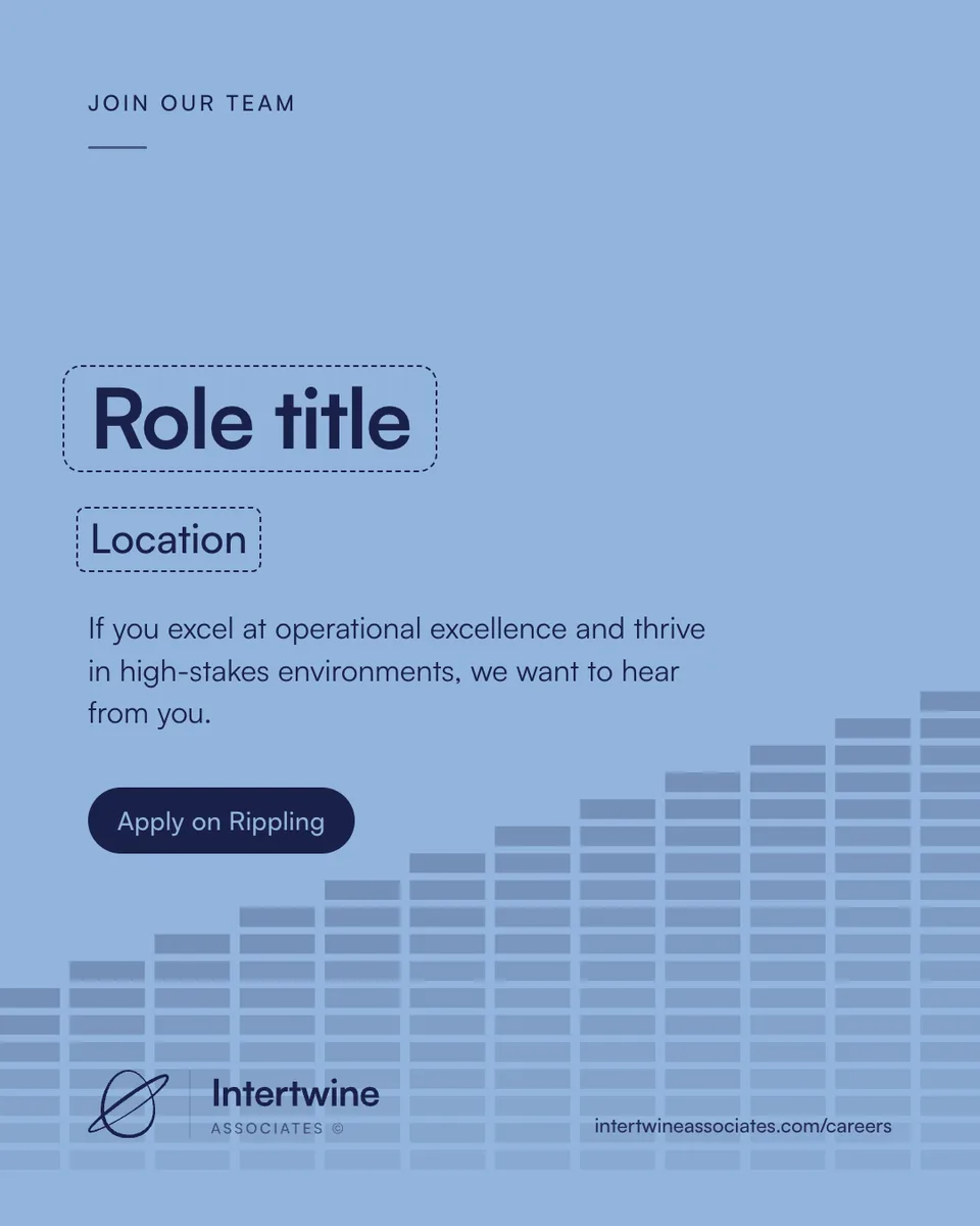 Open role, 1080 × 1350